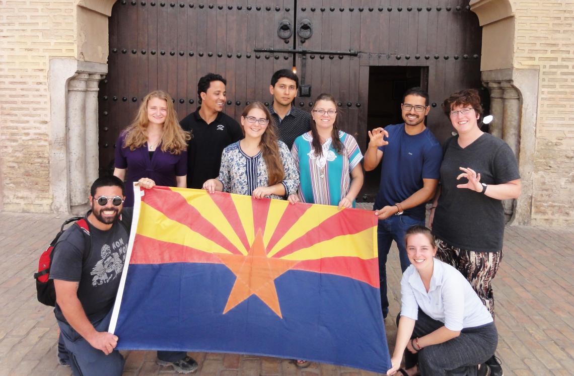 Arabic Flagship students in Meknes, Morocco, in summer 2016 Arabic Flagship students in Meknes, Morocco, in summer 2016